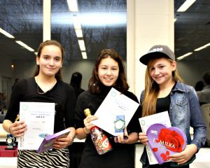 (v.l.) Elisa Kadic, Miki von Look, Joyce Hippler Ehrung der Meister